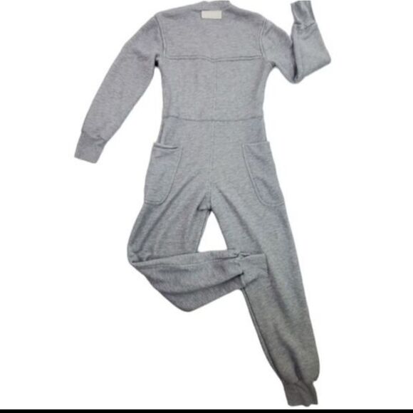 Rivet Utility Lightweight Heather Gray Maven French Terry Jumpsuit Romper Small - Picture 15 of 16